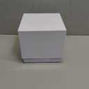 5 x 7Pcs White Acrylic Buffet Risers with Mini Sign and Marker, Food Display Risers for Party Catering Dessert Jewelry Collectibles,Acrylic Cube Nesting Boxes with Hollow Bottoms(8" 7.5" 7" 6.8" 6" 5" 5")