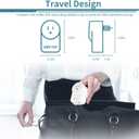 2 x BESTEK European Travel Plug Adapter, International Power Plug with USB+Type C PD20W Outlet Adaptor Charger for US to Most of Europe EU Iceland Spain Italy France Germany1 Pack (White 01)