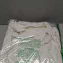 4 Pcs Ruffle Chair Cushions Cover 17.5''x17.5'' French Chair Pad Slipcover with Ties Ruffled Skirt Seat Cover Farmhouse Decor Covers Only, for Home Dining Kitchen Chairs Cushion (White)