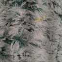 Aodenge Bean Bag Chair for Kids with Plush Faux Fur Cover, 2.5FT Memory Foam Filled Bean Bag for Teens & Kids, Lazy Sofa for Living Room/Bedroom/Dorm, Rabbit-Ears Design (Frost Green)