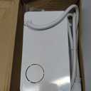 QBA Pop up Power Outlet with 15W Wireless Charger, Recessed Power Strip with USB-C PD 20W, 2 Outlets, Desk Charging Station for Conference Room Kitchen Countertop, ETL Listed (White)