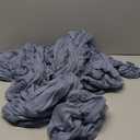 4Pcs Dusty Blue Cheesecloth Table Runner 10FT Blue Table Runner 20 x 120 inch Boho Gauze Table Runner Rustic Sheer Runner for Wedding Bridal Baby Shower Party Birthday Table Decor