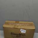 SleepMan Throw Pillow Inserts 16" x 26" (Pack of 2, White) Down Feather Pillow Stuffer Premium Decorative Pillows for Sofa Couch Bed