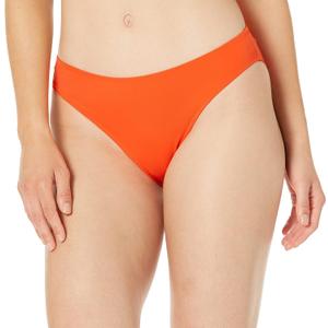 Amazon Essentials Womens Classic Bikini Swimsuit Bottom (Medium, Orange)