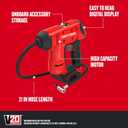 CRAFTSMAN V20 Air Compressor Portable, Cordless Tire Inflator, Up To 150 PSI Tire Pump, with Digital Pressure Gauge, Tool Only (CMCE521B)