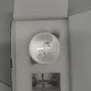 HDCRYSTALGIFTS 3D Hummingbird Crystal Ball Paperweight 60mm(2.3Inch) Laser Engraved Glass Sphere Display Globe Meditation Ball Home Decor with Metal Stand