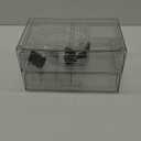 Clear Stackable Makeup Organizer with Drawer, 12''W Acrylic Storage Drawers, Cosmetic Display Case for Vanity Bathroom Countertop, Beauty Holder for Lipstick Brush Skincare Perfume (3 Pack)