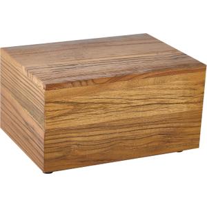WEVOIRD Rustic Solid Barn Wood Burial Cremation Urn Boxes and Casket for Human Ashes Adult Man or Woman up to 240 lbs