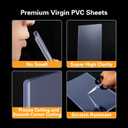 10ct Silver-Age Comic Book Toploaders - Crystal Clear Comic Book Top loaders, Premium PVC Comic Book Topload, Hard Plastic Comic Book Holders, Protection for Display, Storage, Collection