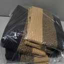 OIASKET Storage Basket for Organizing, Woven Baskets for Storage, Rectangle Decorative Baskets for Shleves, Closet, Toys, Books, Nursery Organizer Bins - Pack of 3 (Black & Brown, 13"x9.85"x8.7")