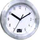 11-Inch Frameless Silent Mono Series Wall Clock - Elegantly Designed with Transparent Face and Quiet Sweeping Mechanism - The Perfect Addition for Any Modern Home or Office Decor (Mono-B)