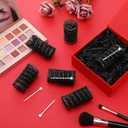 Willbond 20 Pack Vintage Hair Rollers with Pins Medium Wire Mesh Brush Rollers for Women No Heat Hair Curlers for Curls and Waves, Black 2.5 x 1.4 Inch