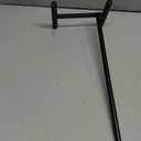 Livabber L-Shape Hand Towel Holder Stand, Metal Hand Towel Rack Modern Countertop Hand Towel Ring Standing Towel Bar for Bathroom Kitchen Vanity (Black)