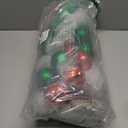 Christmas Tree Decorations Ornament Set, 60ct 2.36 Inches Red Green and White Shatterproof Christmas Ball Ornaments, Hanging Ball for Xmas Holiday Wedding Party Decor