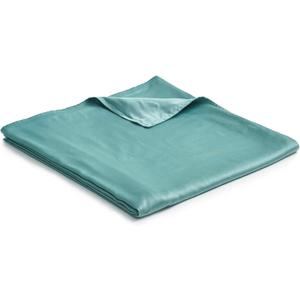 YnM Cooling Duvet Cover for Weighted Blankets with 16 Strings (Sea Grass, 60"x80")