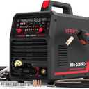YESWELDER MIG-250PRO Aluminum MIG Welder, 250A 110V/220V Advanced Digital Display, MIG/Pulsed MIG/Flux Core/Spool Gun MIG/Lift TIG/Stick 6-In-1 Multiprocess Welding Machine, Spool Gun Compatible