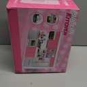 Doll Kitchen Playset for Kids, My Modern Mini Kitchen House Furniture Pretend Play Toy Accessories Set with Realistic Lights & Sounds for Toddlers, Girls (4-in-1)