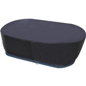 100 Gallon Stock Tank Cover,Waterproof Oval Stock Water Tank Pool Insulated Cover for Ice Bath and Cold Plunge