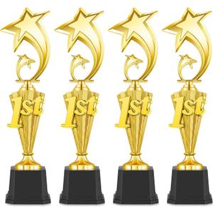 1st Place Trophy First Place Award for Sports Tournament Funny Gold Winner Trophy Cup for Football Soccer Competitions Reward Ceremony