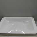 HECASA RV Skylight Replacement, 18" x 26" Camper RV Skylight Cover Fit 14" x 22" Shower Roof Openings for Camper Food Truck Motorhome Travel Trailer White
