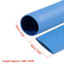 uxcell Heat Shrink Tubing 3/8-inch(10mm) Dia 16mm Flat Width 10m 2:1 Heat Shrink Tube Wire Wrap 33ft Blue