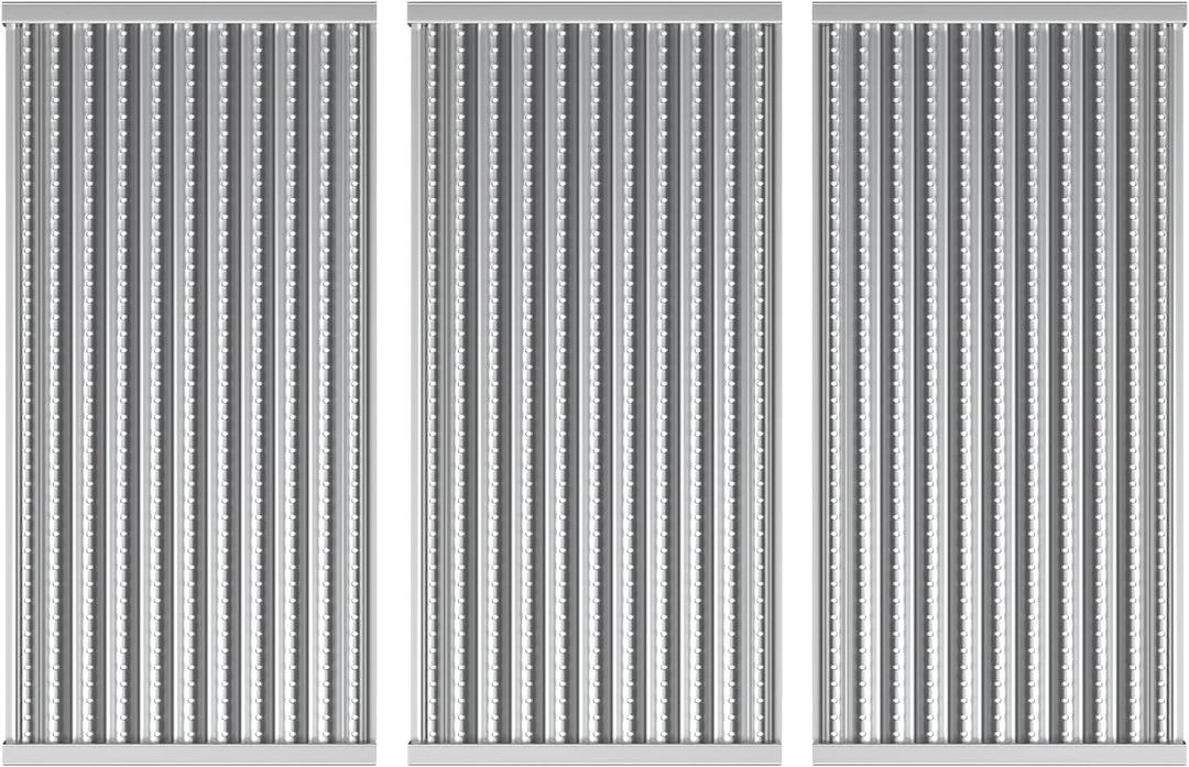 BBQ-PLUS Infrared Grill Emitter Plate for Charbroil Grill 463242515, 463367016, 463242516, 466242515, 466242615, 463243016, 463367516, 466242516, 466242616, 463346017, Stainless Steel, 3 Pack