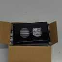 ELEGRP Duplex Receptacle Outlet Covers & Toggle Light Switch Wall Plate, 1-Gang Standard Size Wall Plates, Outlet Switch Faceplates Covers, UL Listed, Screws Included (10 Pack, Glossy Black)