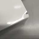 Modern Toilet Paper Holder with Storage Drawers - Toilet Paper and Wipes Holder for Bathroom - Aluminum TP Holder with Shelf and Drawers - Adhesive or Wall Screw Mounting - Withe/White Knobs