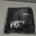 BEDELITE Flannel Pillowcases Standard Set of 2, Super Soft Fleece Pillow Case Cover with Zipper for Bedroom, Sofa, Couch,Luxury Cozy Fuzzy Velvet Pillow Shams for All Seasons(20x26 Inches, Black)