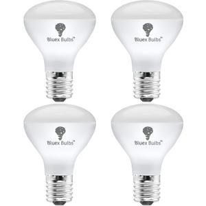 4 Pack R14 LED Bulb 4W E17 Base Mini Reflector Floodlight Light Bulb Dimmable 2700K Warm White - 40W Equivalent - e17 LED Bulb Dimmable E17 Intermediate Base Mini Light Bulbs, Curio Cabinet Light Bulb