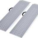Loading Ramps - Set of Two 35.5-Inch Ramps for ATVs, Motorcycles, Mowers, Carts, and More - 1200lb Combined Capacity Shed Ramp Set by Stalwart