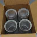 POLIDREAM Vintage Ribbed Glassware Set: 4pcs 16.9oz XL Drinking Glasses, Fluted Ripple Drinkware, Origami Style, Elegant Glassware for Whiskey, Cocktail, Iced Coffee, Juice, Beer, Soda