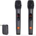 JBL Wireless Two Microphone System, Black