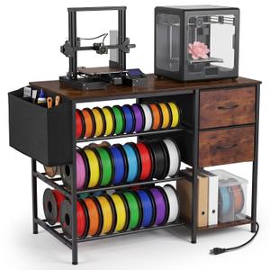 3D Printer Stand with Filament Storage Rack