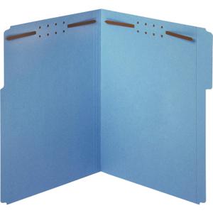 Pendaflex Fastener Folders, 2 Fasteners, Letter Size, Blue, 1/3 Cut Tabs in Left, Right, Center Positions, 50 per Box (22040GW)