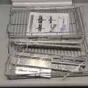 DINDON Pull Out Cabinet Organizer (14" W X 21" D), Cabinet Pull Out Shelves, 2 Tier Pull Out Drawers for Kitchen Cabinets, Wire Basket Slide Out Shelf for Cabinet Organization in Kitchen, Pantry (Chrome)