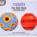Treat Ball Small Dogs 2 Pack Puzzle Toy BPA Free | treat dispensing toy, mental stimulation, enrichment toy, anxiety relief, French Bulldog, Chihuahua, Dachshund, BPA free
