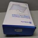 Cooling Shredded Memory Foam Pillows for Sleeping Cool Cold Pillow Standard Size Set of 2 with Zipper, Adjustable Firmness to Hot, Side, Back and Stomach Sleepers, 2 Pack, 20x26 (Cooling Blue Cover)