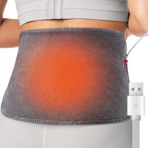 Comfheat USB Plug-in Back Heating Pad for Pain Relief, Electric Heated Back Wrap for Lower Back, Lumbar, Sciatica, Shoulder, Leg, with 3 Heat Settings & Auto-Off, for Men, Women (Not Chargeable)