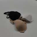 Fruit of the Loom womens T-shirt T Shirt Bra, Black Hue/ Sand/ White, 40DD US