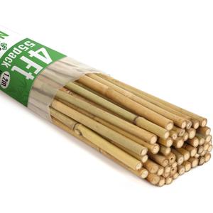 SWANGSA 55 Pack Bamboo Stakes 4 Feet, Garden Stakes for Plants Support, Tomatoes, Beans, Flowers, Climbing Plants, Indoor and Outdoor