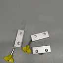 Window Locks, 4 Sets Sliding Security Window Lock with Key for Vertical & Horizontal Sliding Windows & Sliding Doors, Adjustable Window Locks Security Window Stoppers for Patio Bedroom Home and Office