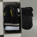 QUMY Dog Shoes for Large Dogs, Medium Dog Boots & Paw Protectors for Winter Snowy Day, Summer Hot Pavement, WaterResistant in Rainy Weather, Outdoor Walking, Indoor Hardfloors SkidResistant Sole, Black