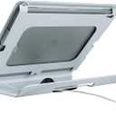 Theft-Deterrent Kiosk CTA Sleek Rotating Theft-Deterrent Kiosk Stand with Optional Swivel for Retail Transactions and Security Locking Cable for iPad Pro 3rd Gen. 12.9-Inch (PAD-RTDW13) White