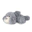 WEIGEDU Smiling Gray Puppy Dog Stuffed Animal Plush Toys– Soft Shaggy Plush with Floppy Ears & White Belly, Cuddly Toy for Kids Boys Girls Birthday Nursery Bedtime Easter Gifts, 17.7 inches