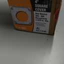 RACO 813C 1-Gang 6.5 Cubic Inch Square Cover, 10-Pack