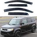 IG Window Visors Fit for 2003-2011 Honda Element, Out-Channel Rain Guards Vent Wind Deflectors 4PC, Car Accessories for 03-11 Element