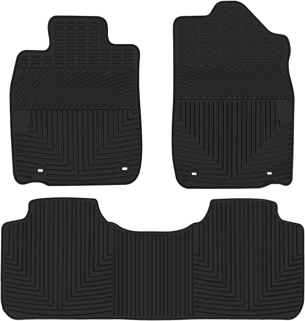 Car Floor Mats Custom Fit for Lexus ES ES300 ES330 ES350 ES300h 2013-2018 Black Rubber Auto Liner Mats All Weather Protection Heavy Duty Odorless
