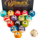 Premium Billiard Balls Pool Table Accessories 2-1/4" Regulation Size 16 Pool Balls Billiard Set
