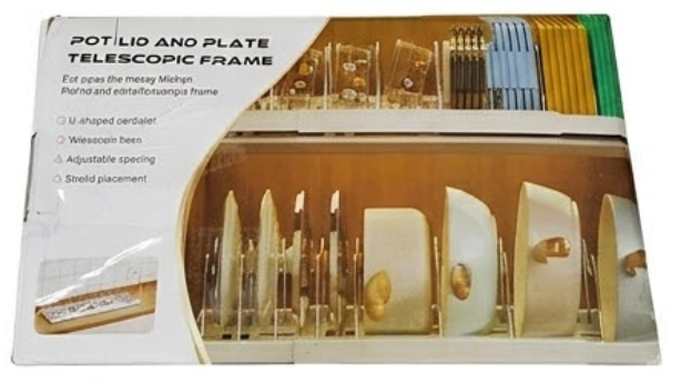 Pot Lid and Plate Telescopic Frame